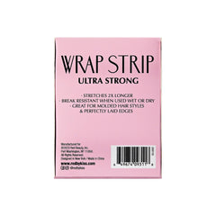 Red by Kiss lab-tested durability badge with strips during styling.