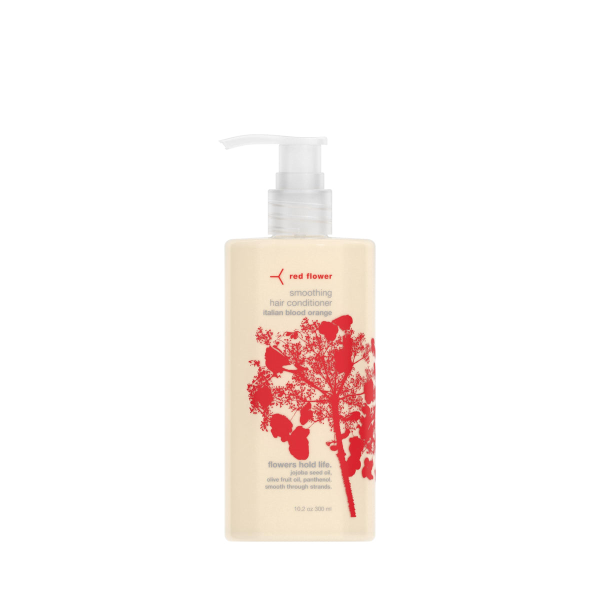 Red Flower Italian Blood Orange smoothing conditioner bottle for vitamin-rich moisture and frizz control