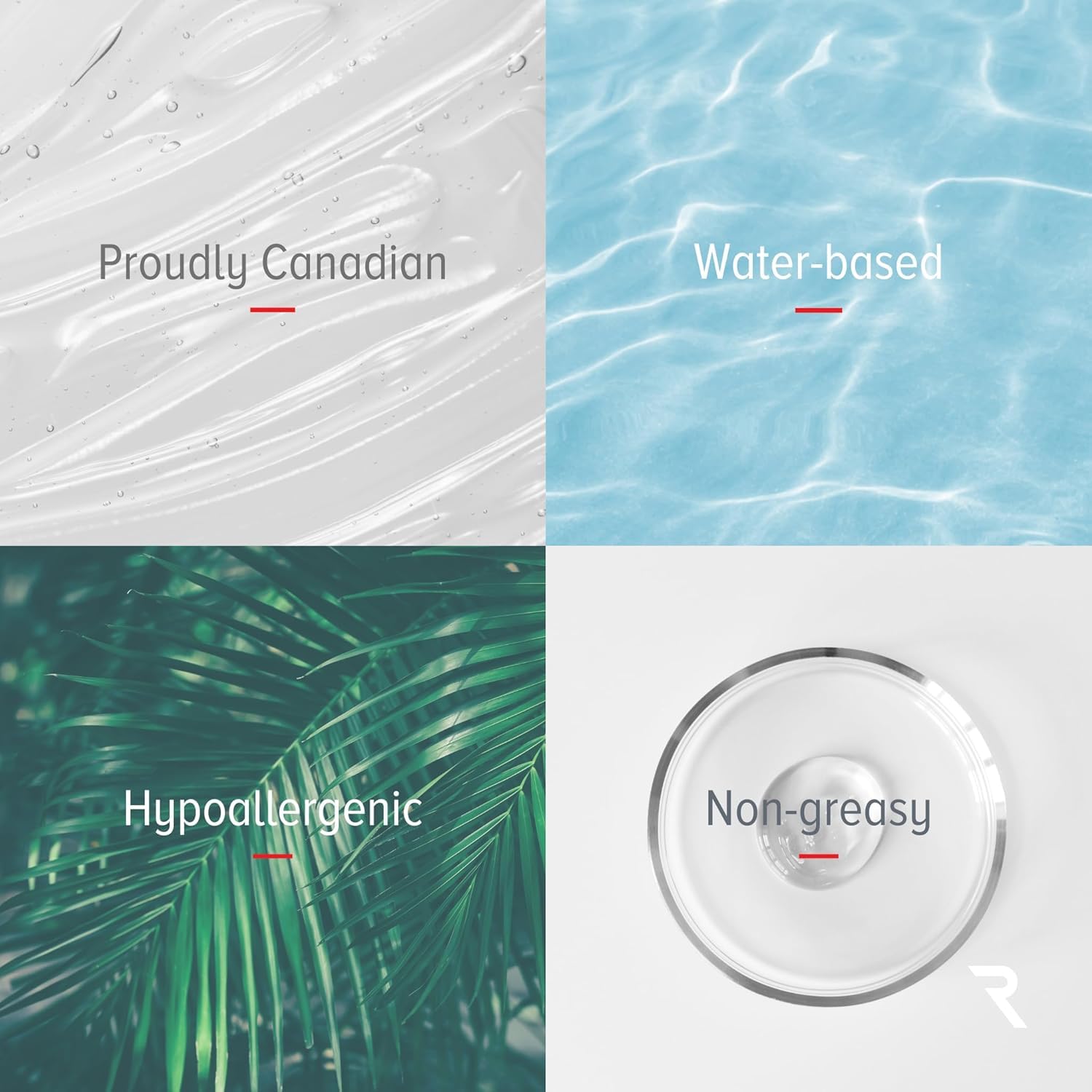 RED Medical Supplies hyaluronic acid and niacinamide ingredients support hydration and skin comfort