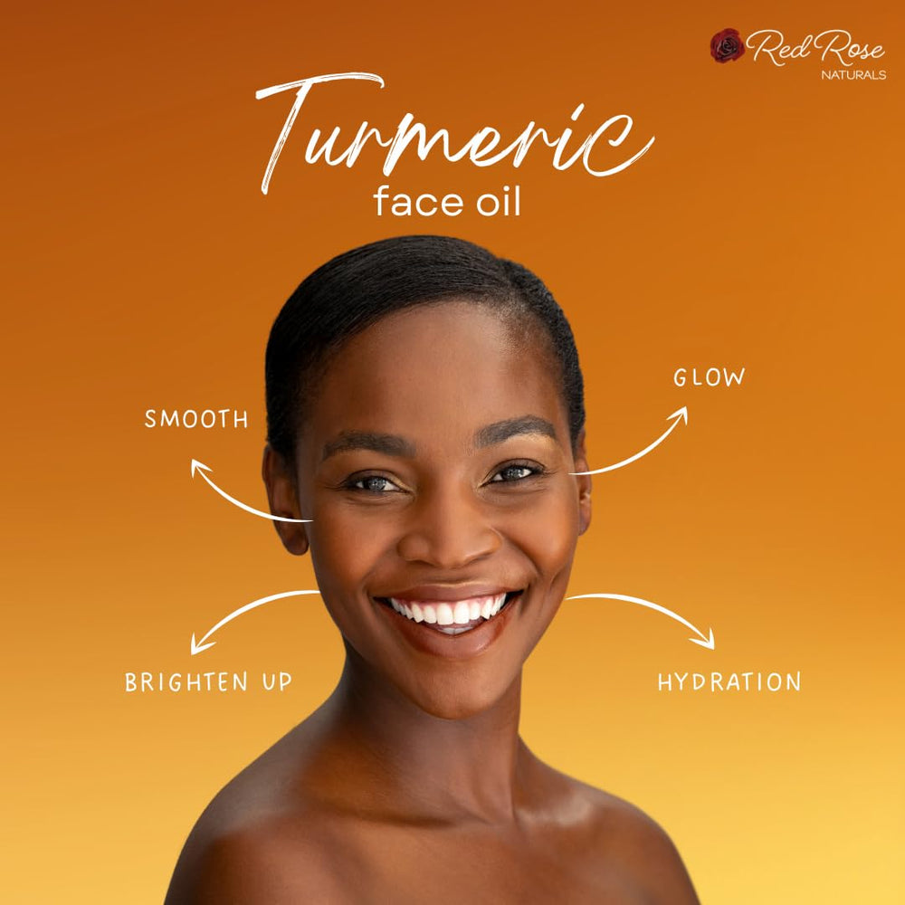 Red Rose Naturals Turmeric Face Oil made in Florida, USA