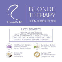 Redavid Blonde Dual Therapy premium packaging inviting daily use.