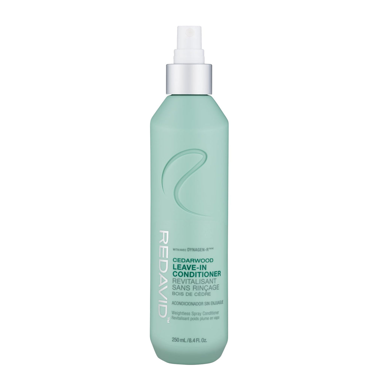 Redavid Cedarwood Leave-In Bottle offers lightweight detangling and shine for fine hair.
