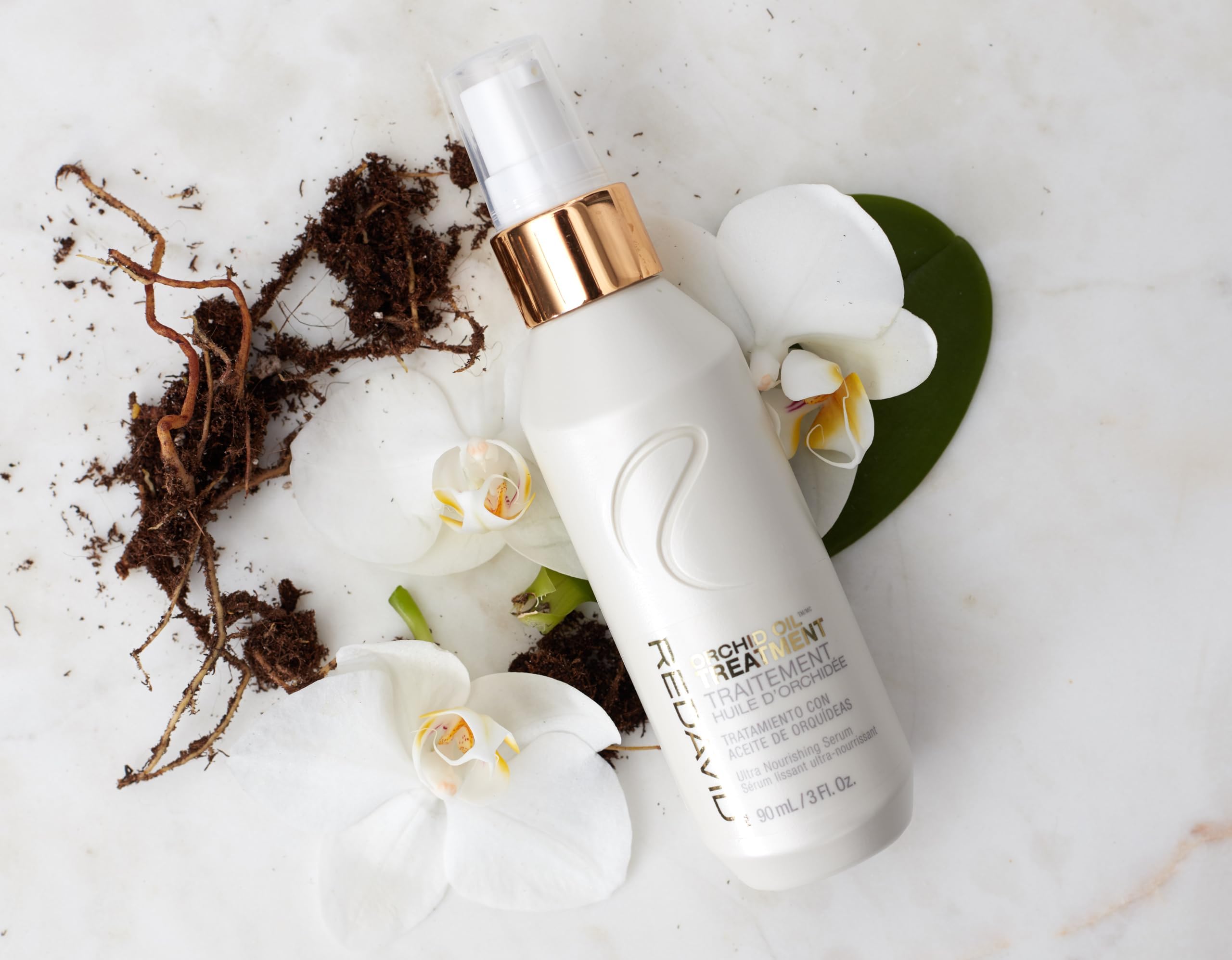 Redavid Orchid Oil frizz control on curly hair with radiant shine