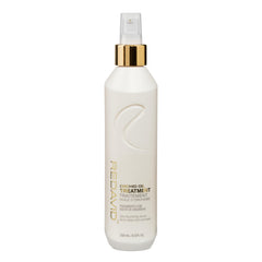Redavid Orchid Oil Treatment bottle demonstrating frizz control and shine.