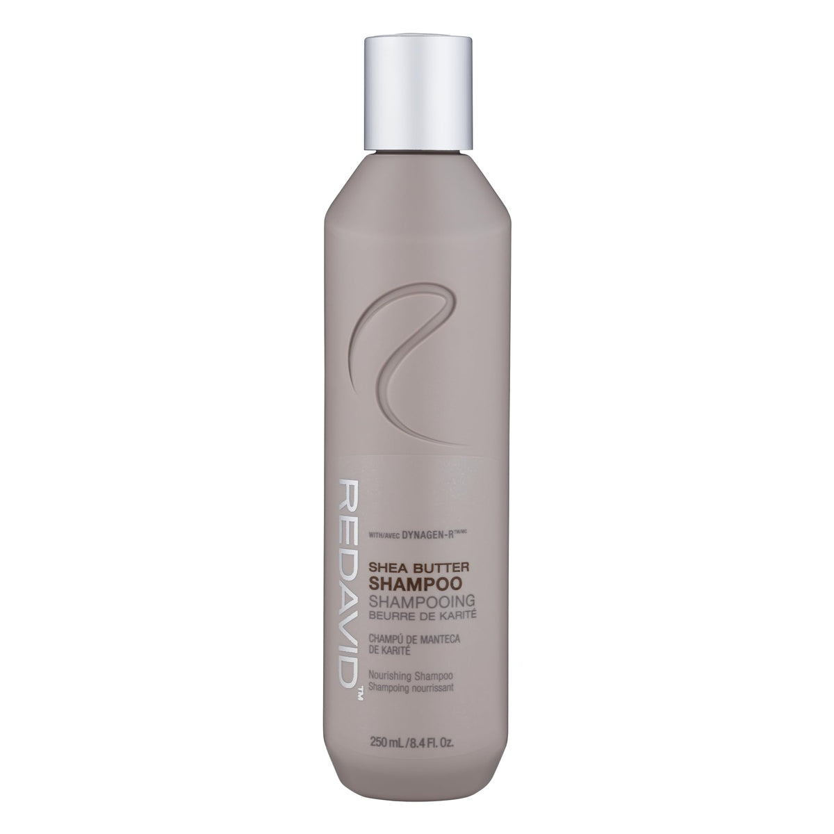 Redavid Shea Butter Nourishing Conditioner bottle with label, highlighting hydration and detangling.