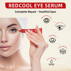Redcool caffeine eye serum brightening effect enhances wakeful under-eye appearance