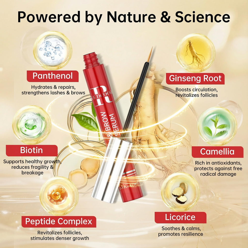 Gold-accented Redcool packaging highlighting premium 3ml size