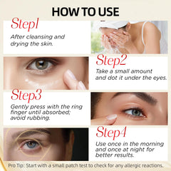 Caffeine boost in Redcool Retinol Eye Cream signals energizing morning eye care