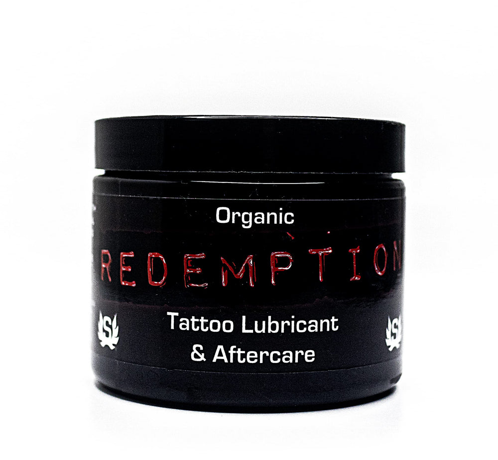Redemption 6oz being applied to skin for comfortable aftercare