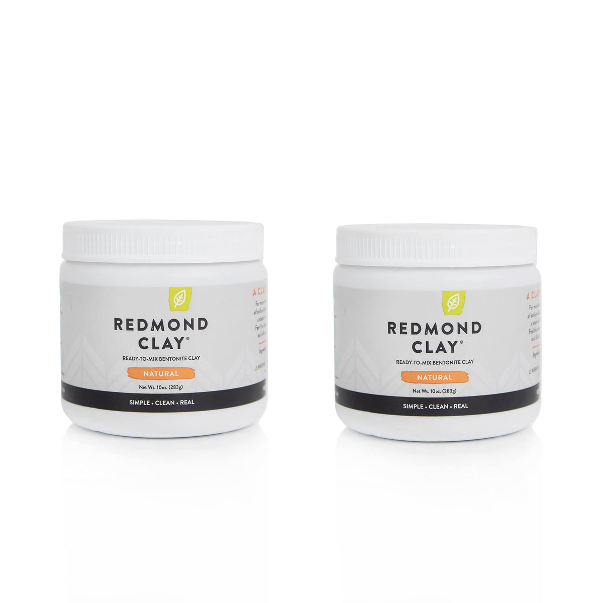 Redmond Clay bentonite clay powder for pore cleansing and blemish control.