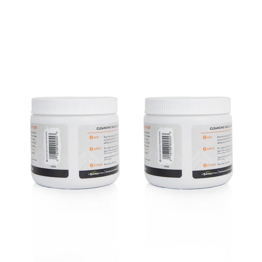 Redmond Clay face mask application shows smoothing paste on skin.