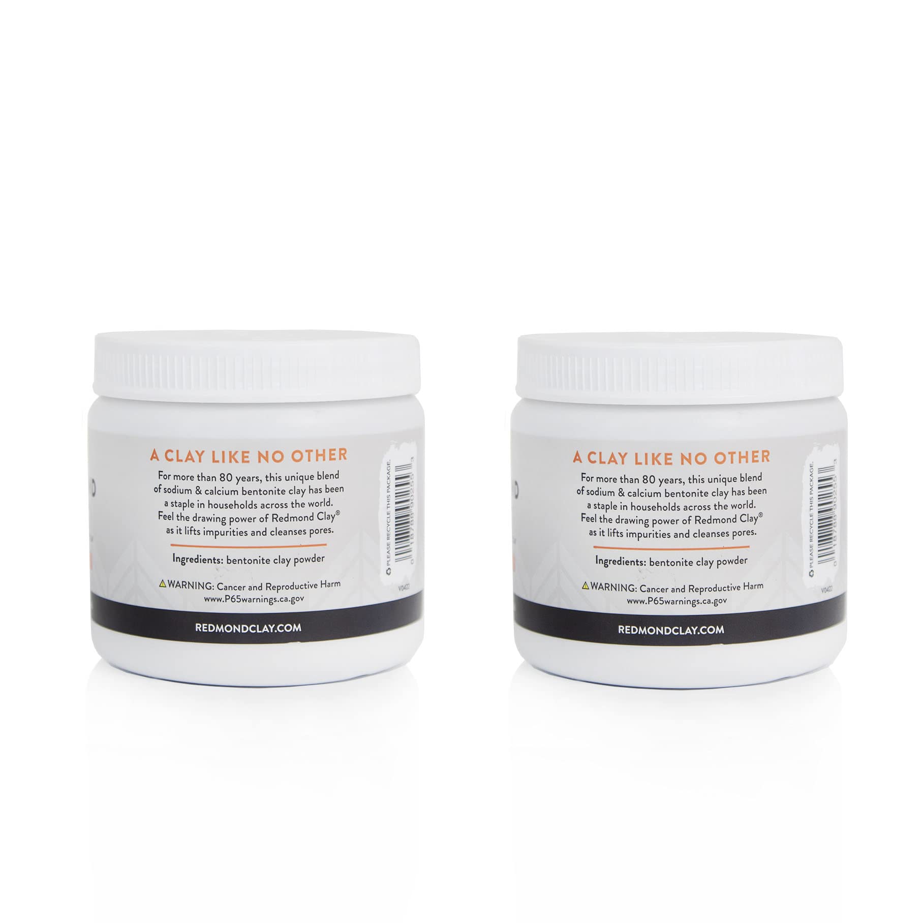 Redmond Clay pore-smoothing effect as mask dries.