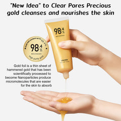Rednow 24k gold foil detail highlights luxurious texture and brightness potential
