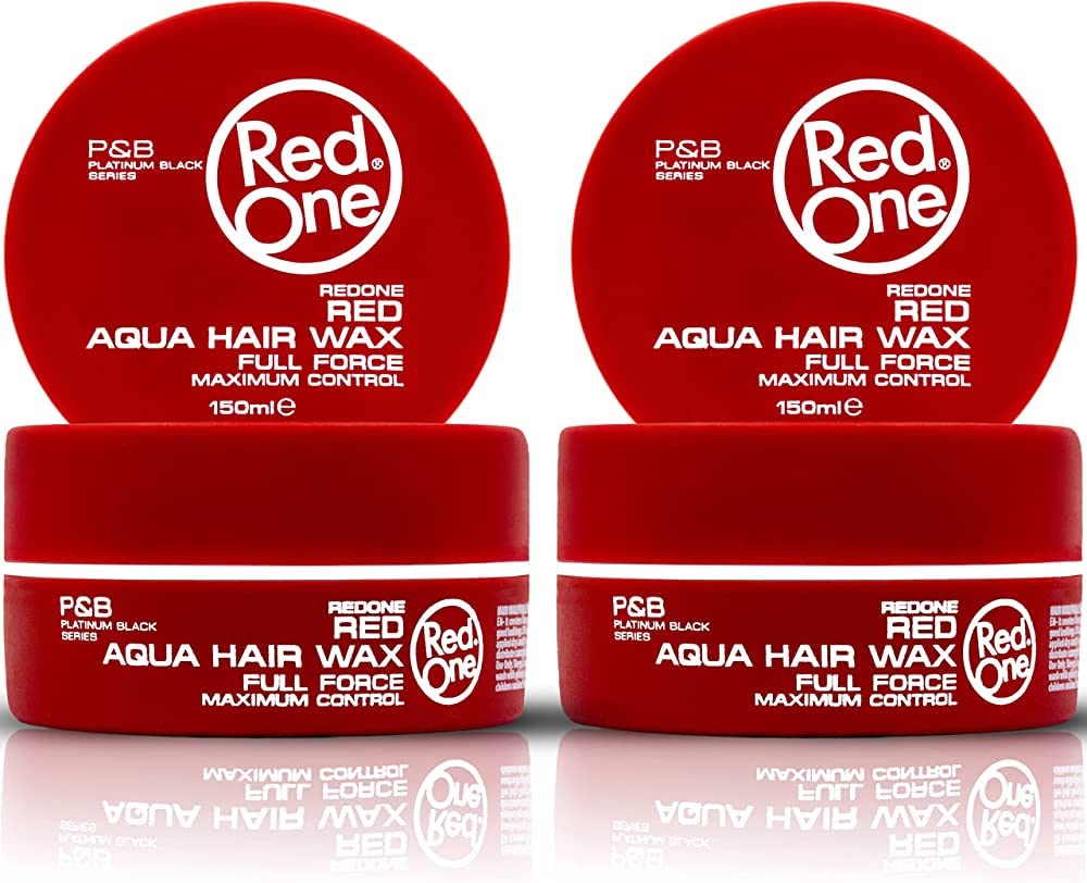 Redone Red One Maximum Control Red Aqua Hair Wax packaging ready for daily grooming