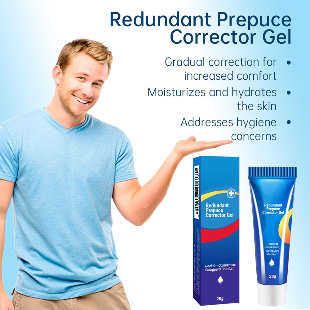 Redundant Prepuce Corrector Gel aftercare scene emphasizes hygiene and ongoing comfort.