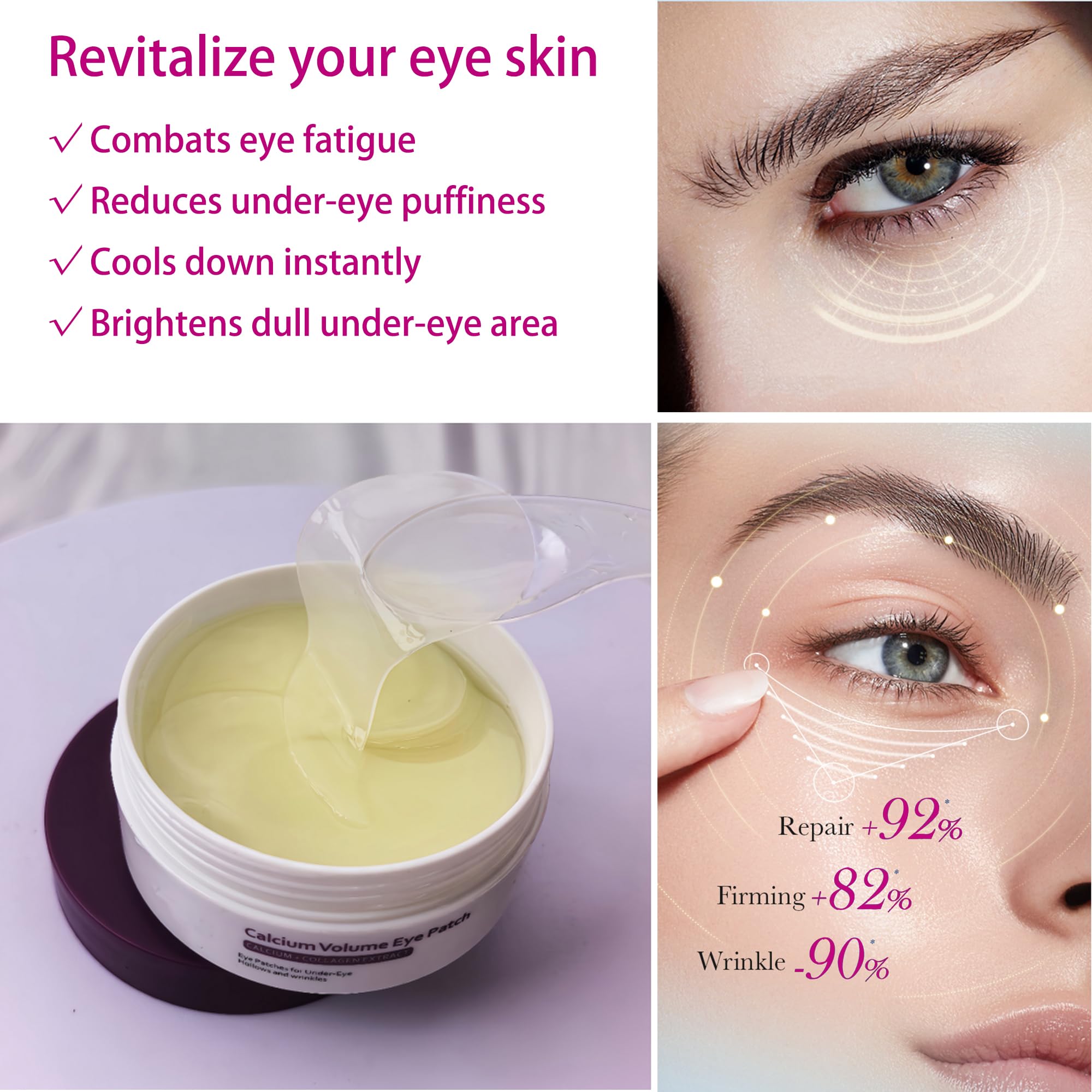 Reepic Cosmer patches targeting dark circles for a brighter under-eye area.