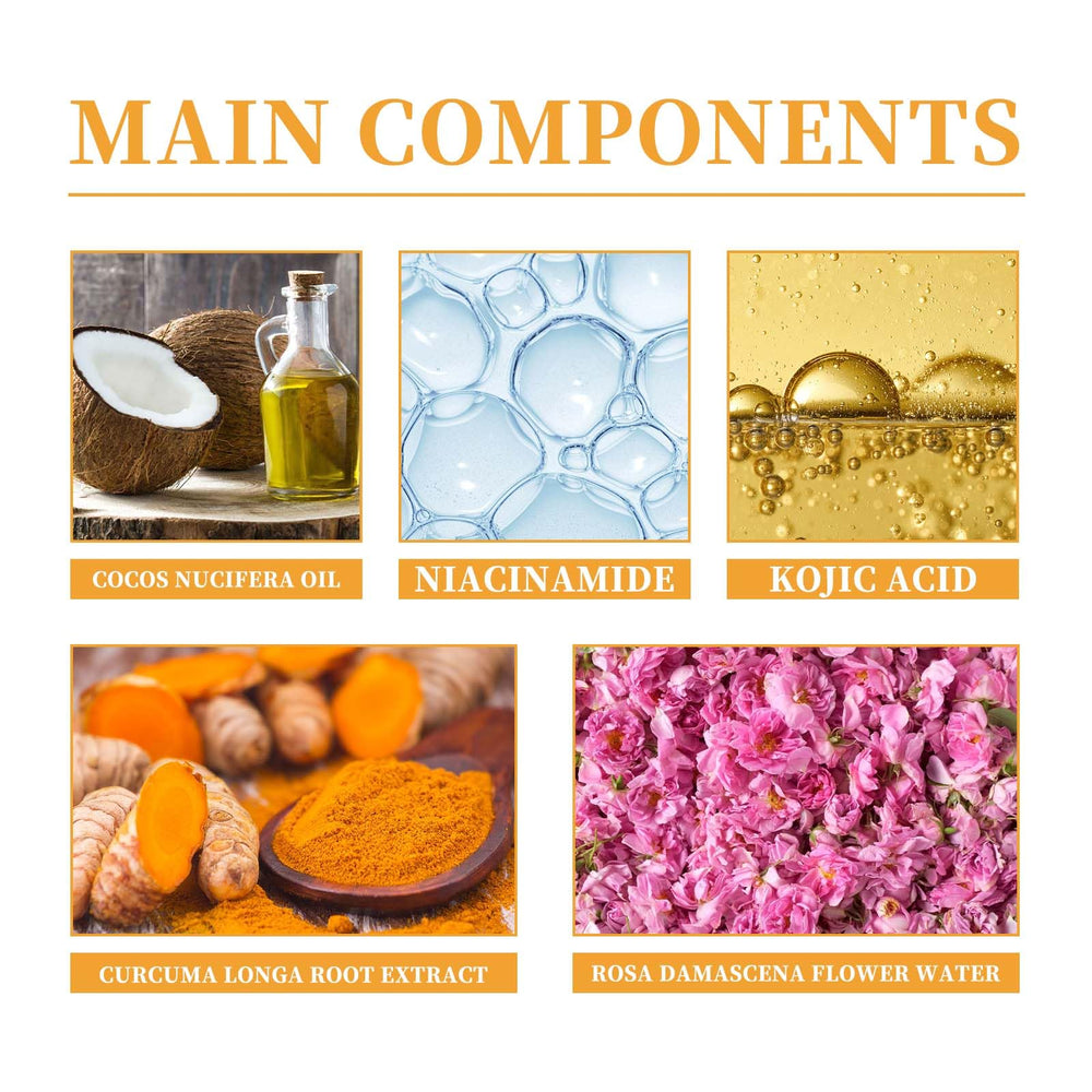 Reepic Cosmer packaging and product display for the turmeric cleanser.