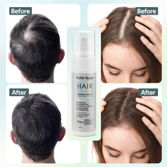 Refill Route Batana Oil spray on scalp for targeted nourishment