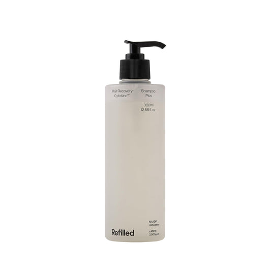 Refilled Hair-Recovery Cytokine Shampoo bottle for daily scalp care.