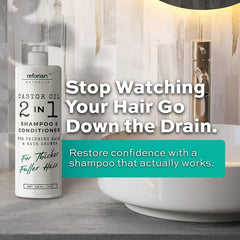 Reforian sulfate-free label signals clean, irritation-free cleansing.