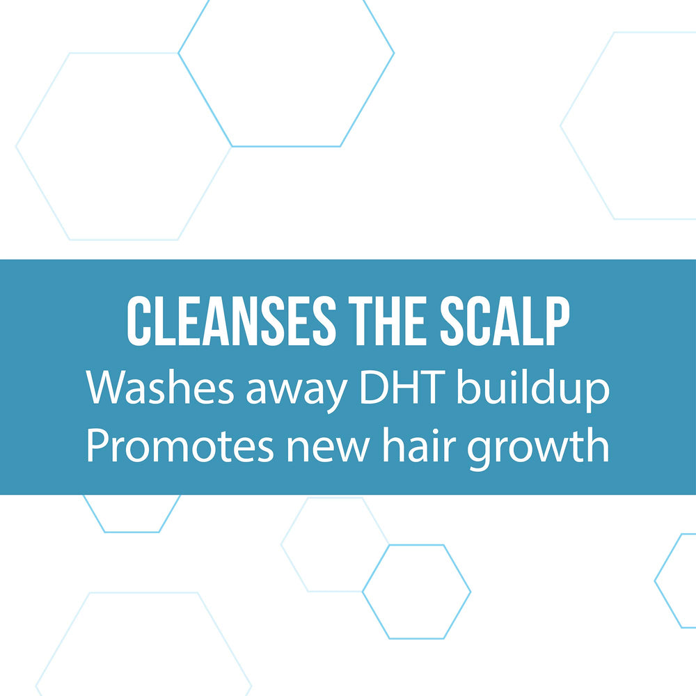 REGENEPURE DR Shampoo scalp massage scene promoting refreshing routine.