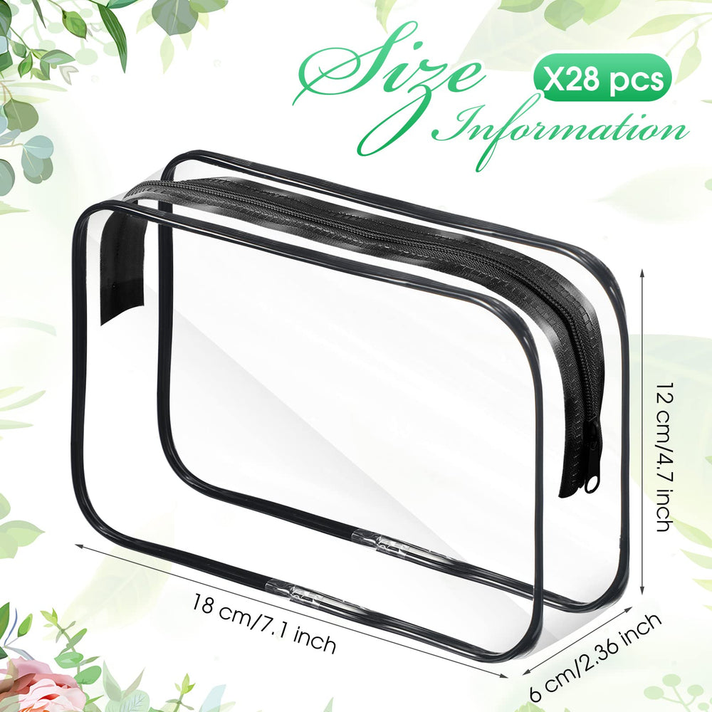 Reginary travel toiletry bags transparent design for simple security checks.