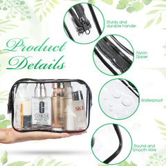 Reginary waterproof pouch protects cosmetics during trips.