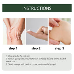 User applying Regpem cream on feet as part of daily routine