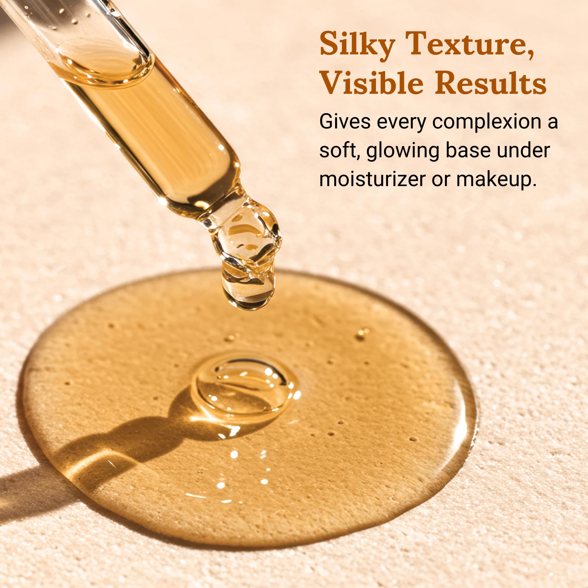 Rejalla Serum texture shown as light and fast-absorbing.