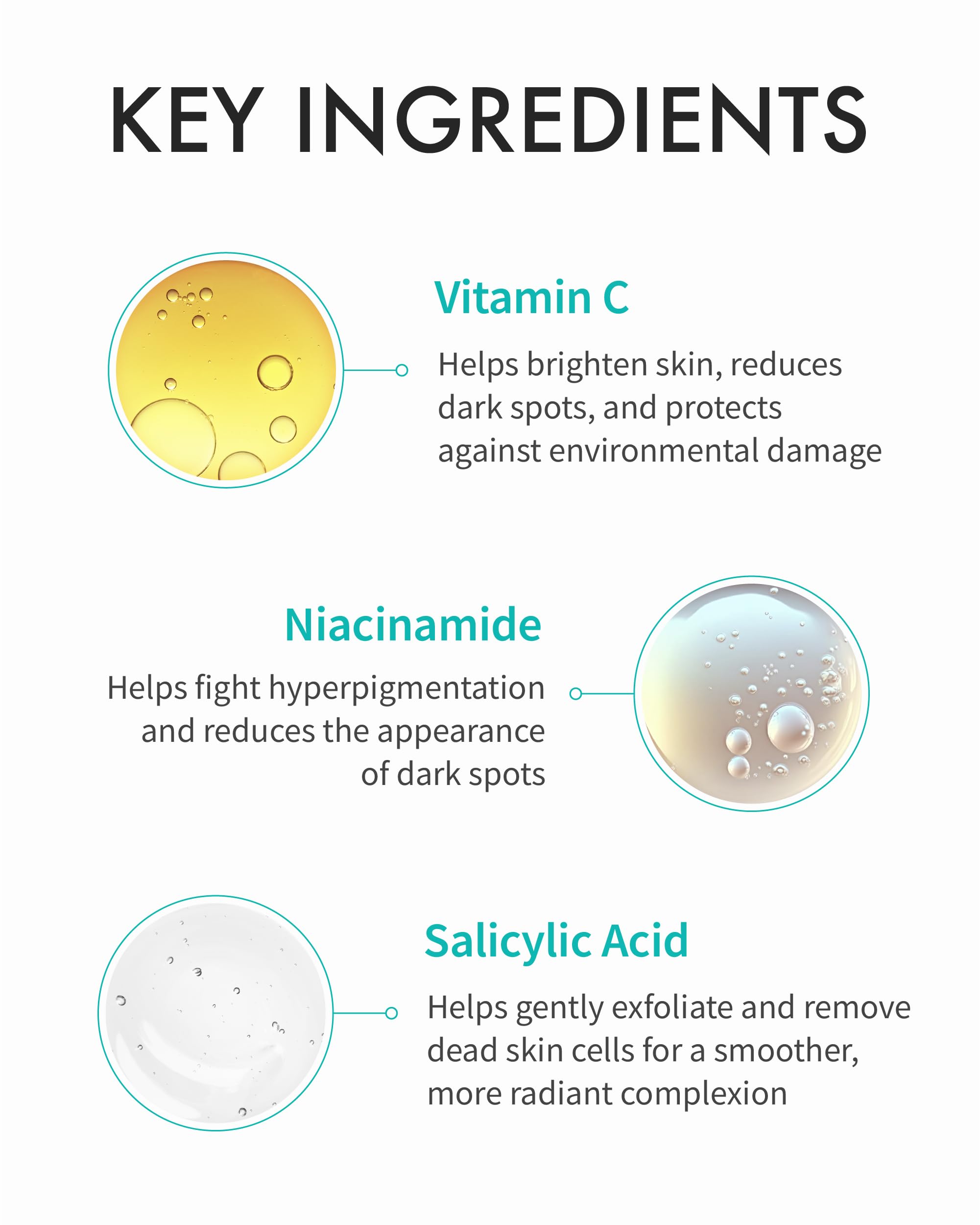 REJURAN serum container label features c-PDRN and niacinamide benefits.
