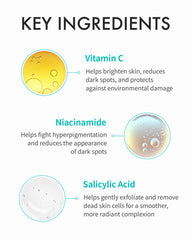 REJURAN serum container label features c-PDRN and niacinamide benefits.