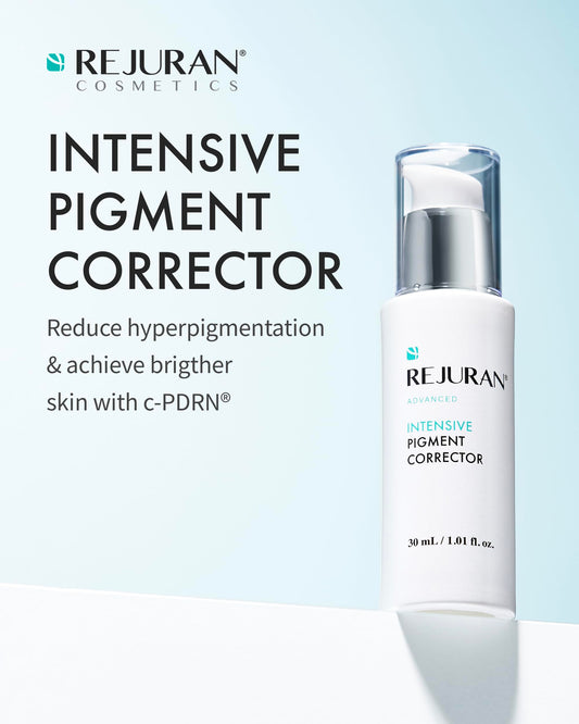 REJURAN serum drop close-up showing hydration for sensitive skin.