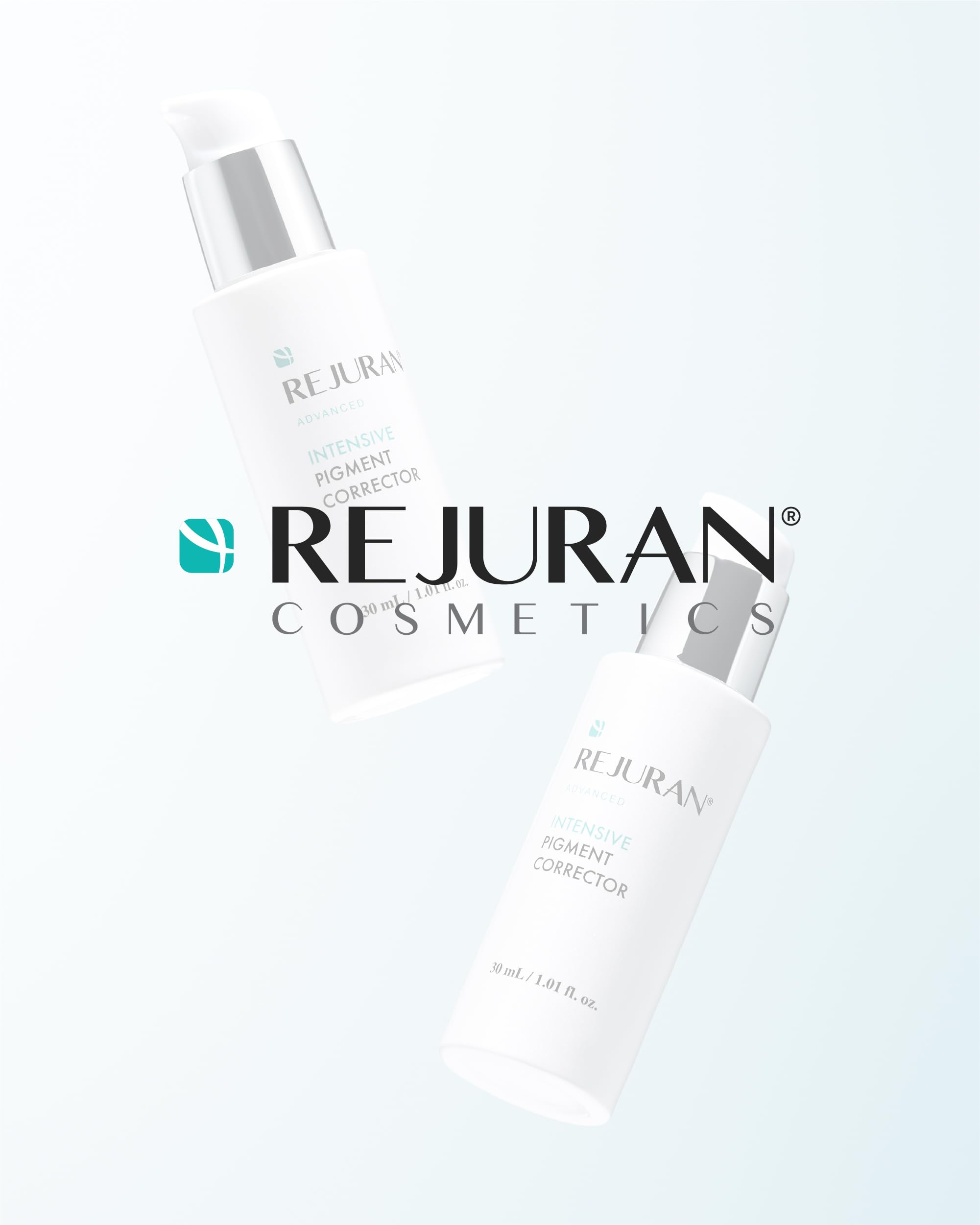 REJURAN serum night stand scene suggests nightly routine and ongoing benefits.