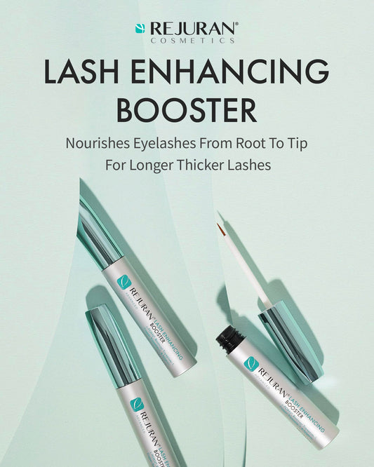 REJURAN lash booster applicator brush enabling precise, gentle application.