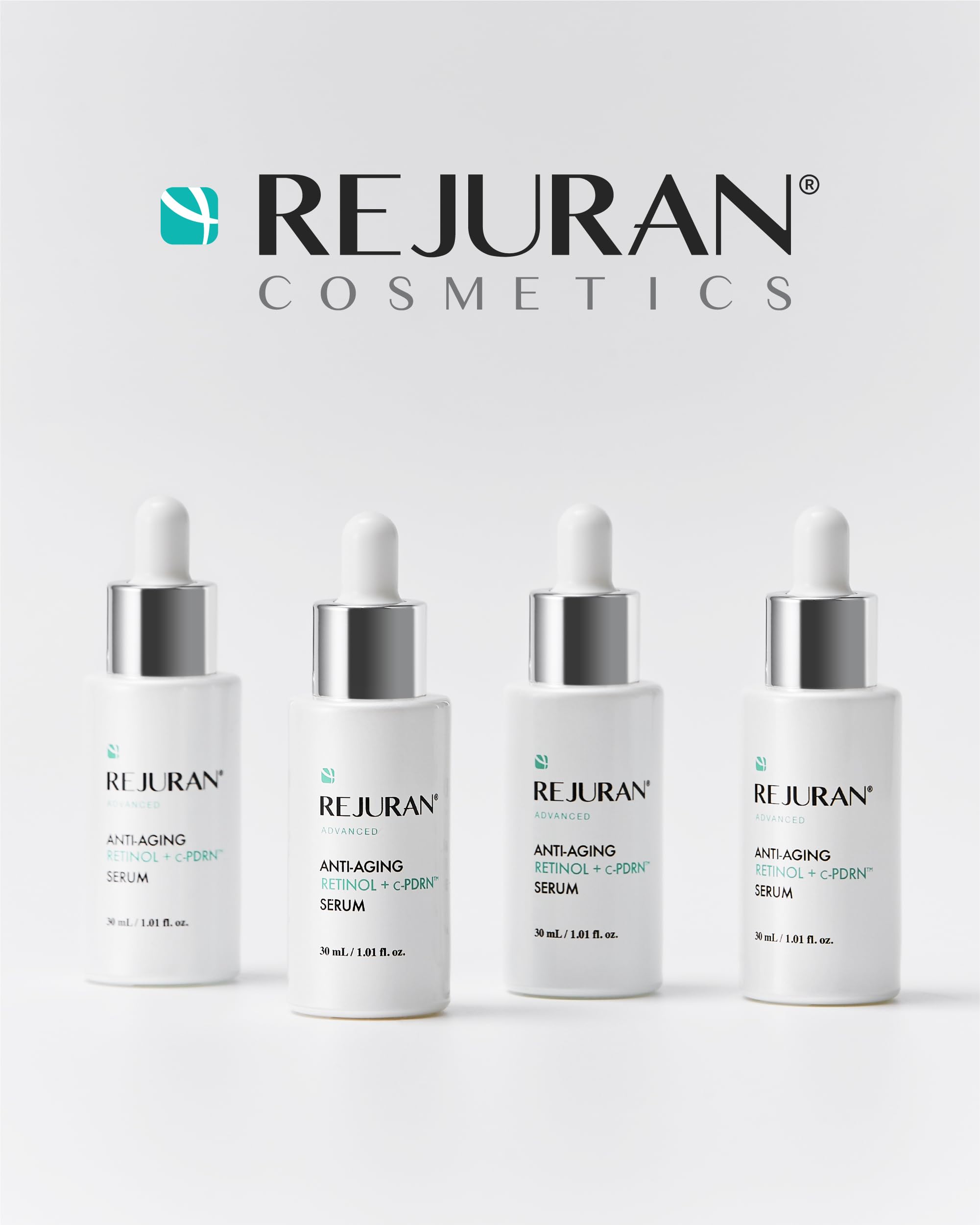 Before-and-after-inspired imagery suggesting potential for firmer, more radiant skin.