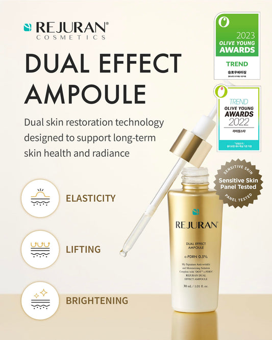 REJURAN DOT Dual CPDRN serum dispense showing easy-to-use pump.