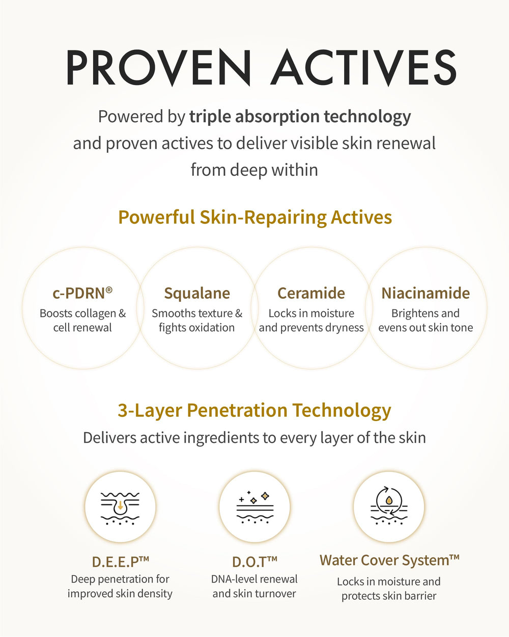 Quick absorption action of REJURAN Dual Effect Ampoule