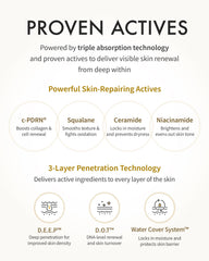 REJURAN Even skin tone and radiant complexion glow.