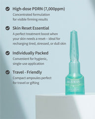 REJURAN Recover c-PDRN applied on skin showing soothing nourishment
