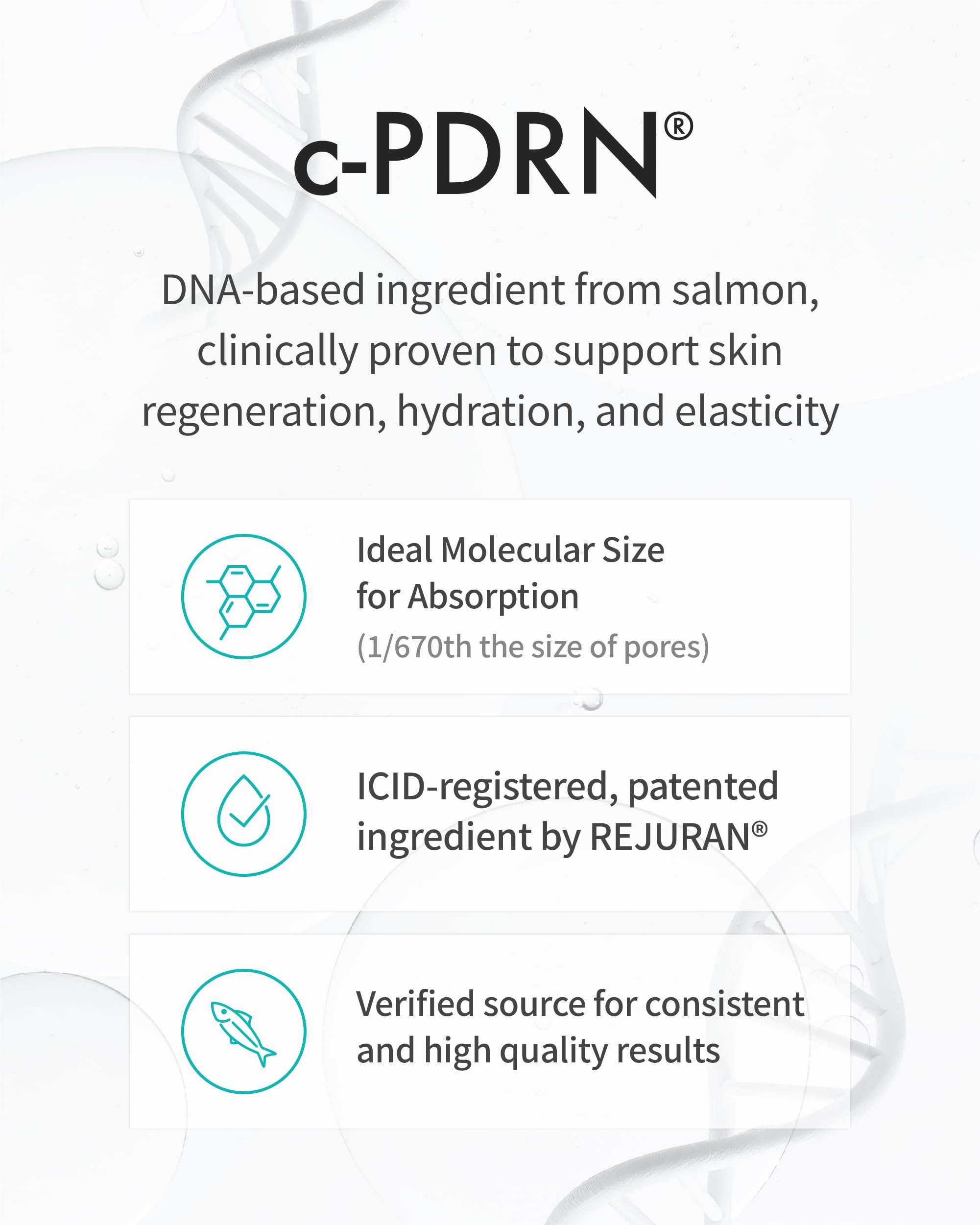 REJURAN Recover c-PDRN packaging on a clean vanity