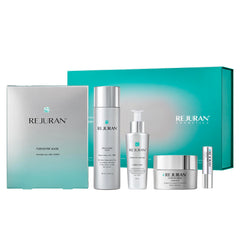 REJURAN Turnover Ampoule closeup highlighting lightweight formula for daily rejuvenation