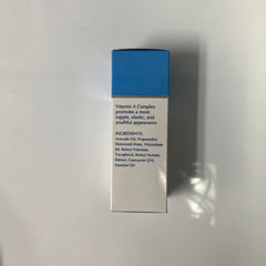 Face application of Rejuvi Retinyl Serum for smoother texture.