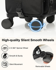Top layer of Relavel case with brush slots for easy access during shoots