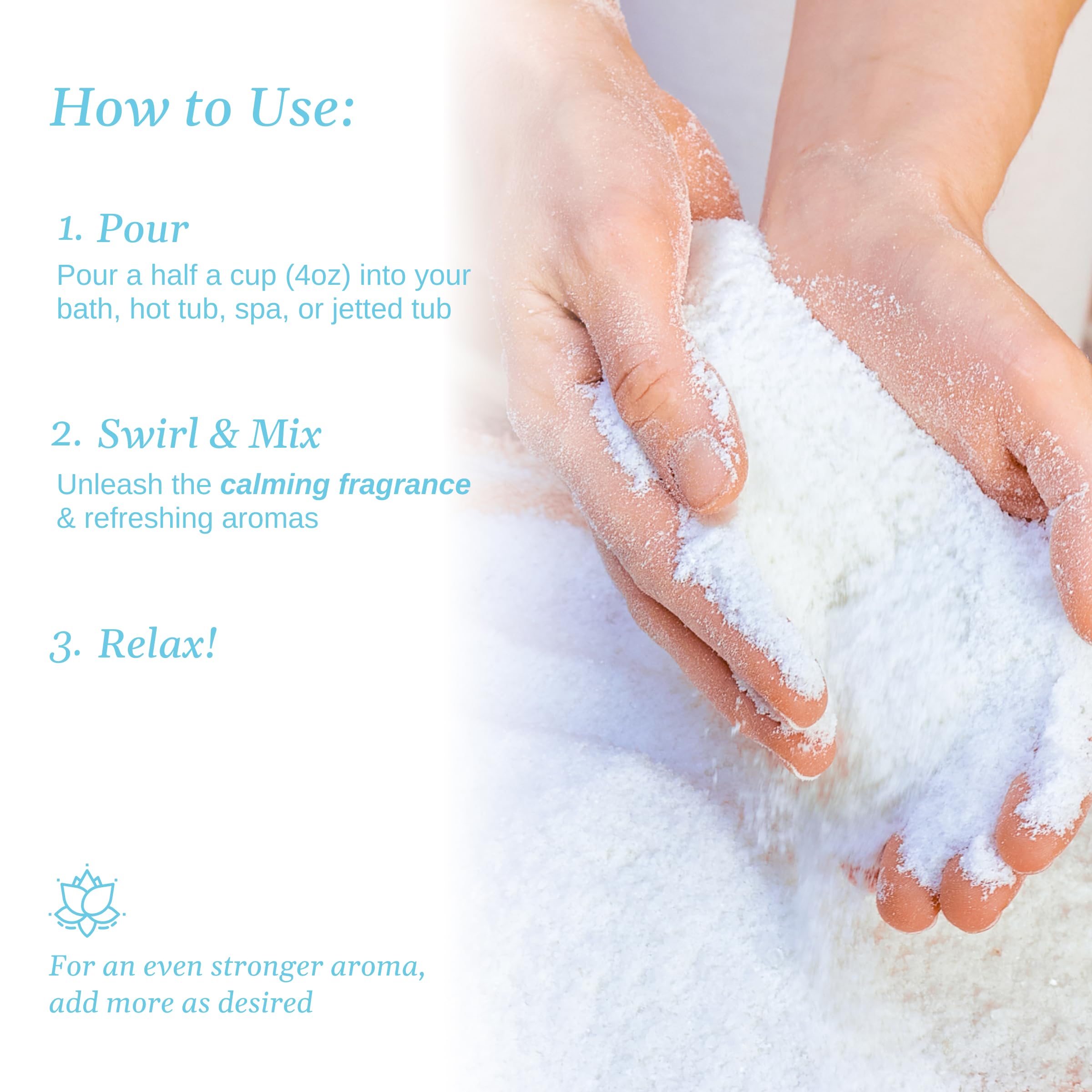 Relax Spa & Bath Made in USA label signals quality for home spa days.