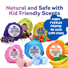 Relaxcation jellyfish toy-inside bath bomb shows learning toy during bath.