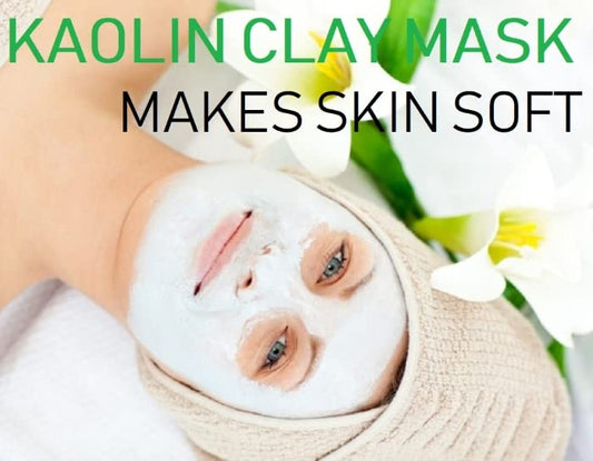Relaxcation kaolin-face-mask-application shows smooth texture ideal for refreshing facial care.