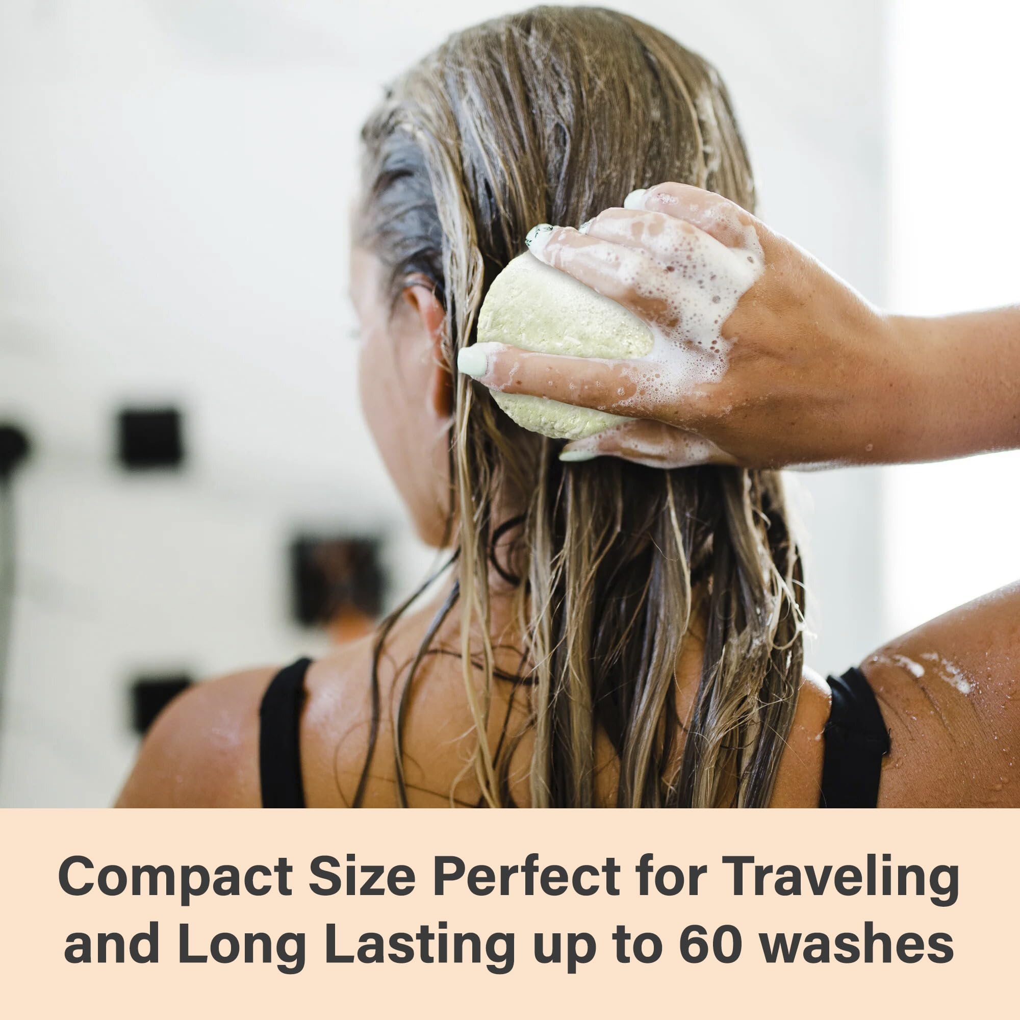 Relaxcation rosemary aloe shampoo bar peppermint oil drop emphasizes cooling sensation