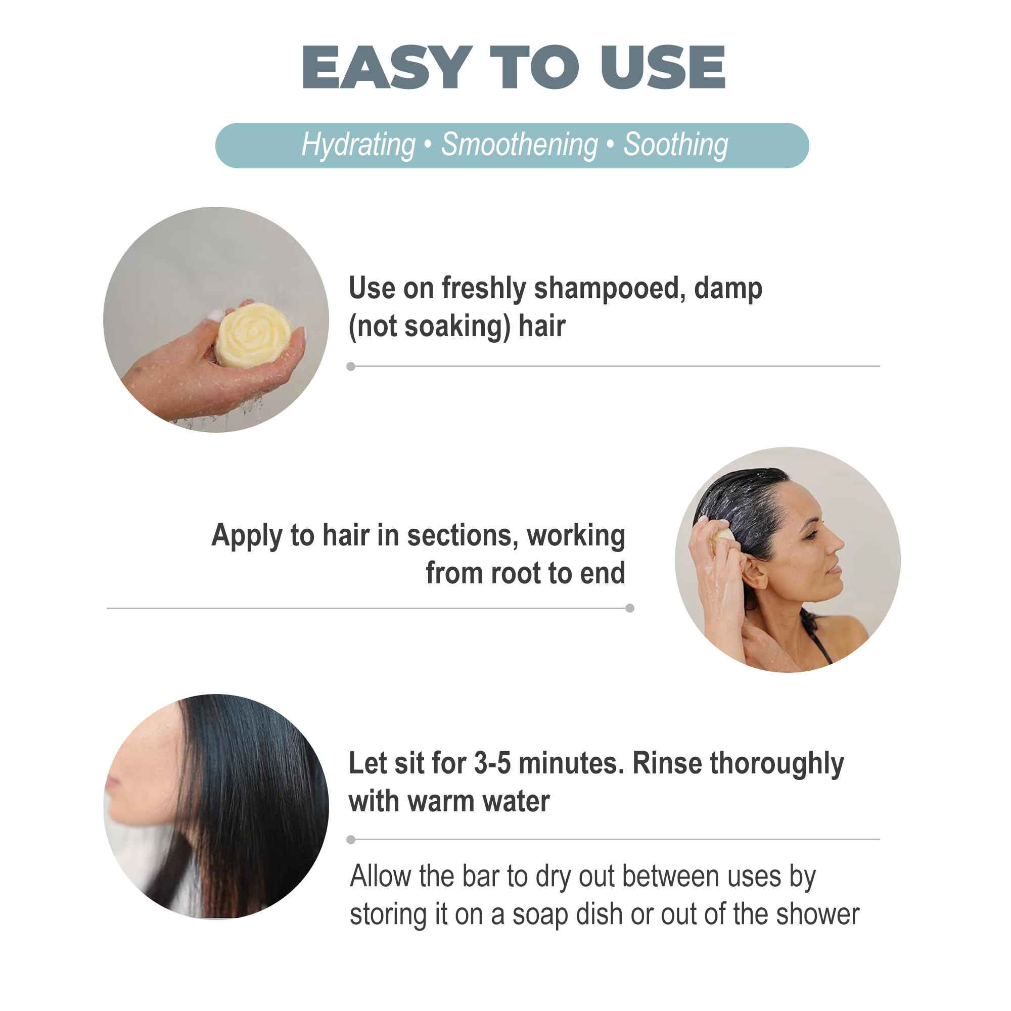 Relaxcation formula with shea and oils nourishes hair beautifully
