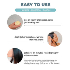 Relaxcation formula with shea and oils nourishes hair beautifully