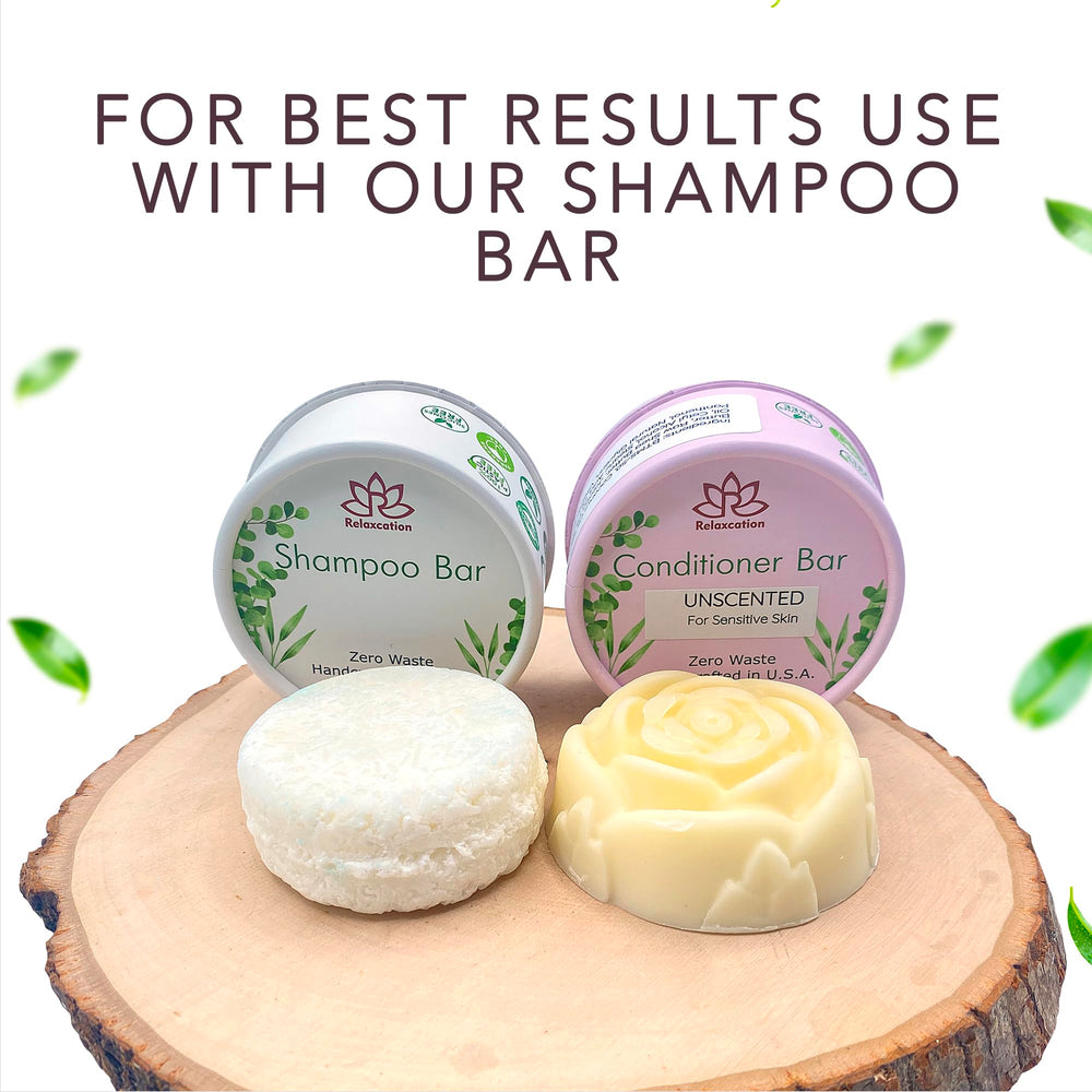 Relaxcation solid conditioner bar ready for gym bag or purse